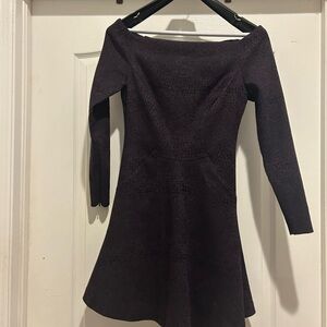 Reiss Purple Midi Dress